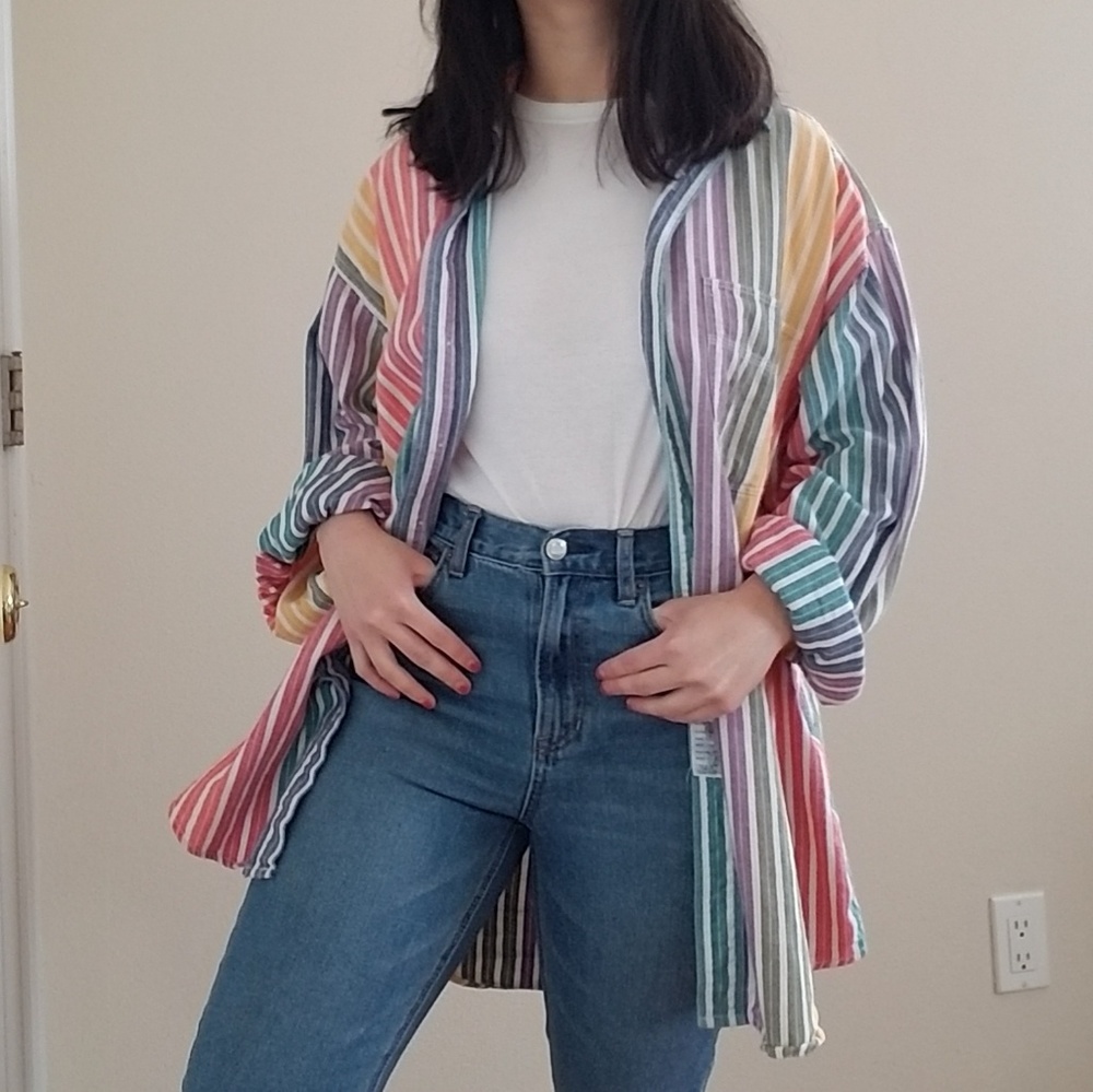 Arrow River Vintage Rainbow Flannel